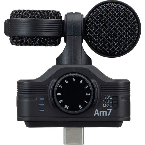 Zoom Am7 Micrófono estéreo Mid-Side para Android con USB-C 48 kHz 16 bits