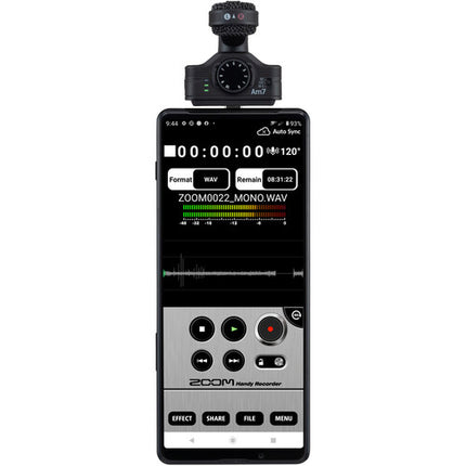 Zoom Am7 Micrófono estéreo Mid-Side para Android con USB-C 48 kHz 16 bits