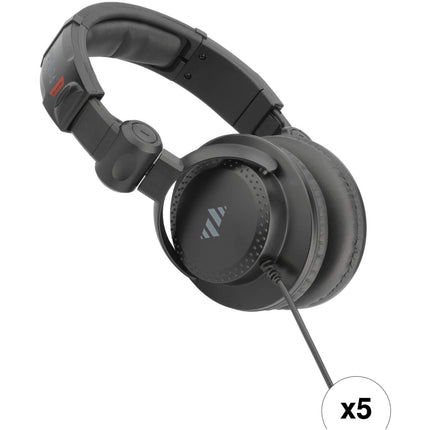 Polsen HPC-A30-MK2 Auriculares Monitor Estudio Cerrados Pack 5 unidades con cable 3 metros