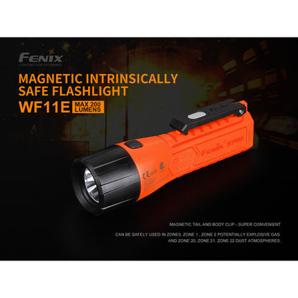 Fenix WF11E Linterna Intrínsecamente Segura 200 Lumens IP67 Submersible