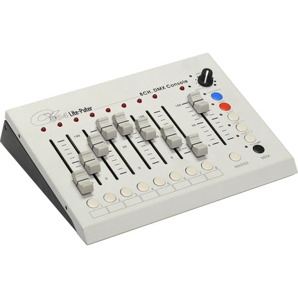 ikan Lite-Puter consola de iluminación DMX 8 canales control de 8 luces 8 escenas