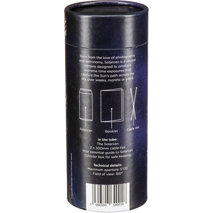 Solarcan Cámara Estenopeica con Papel Fotográfico Campo 160° f132