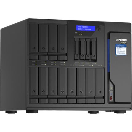 QNAP TVS-h1688X 16 Bahías NAS 96TB 7200 rpm SATA III 32GB RAM 3.3 GHz CPU