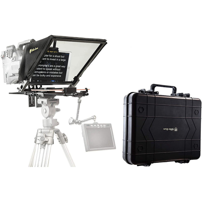 Glide Gear TMP 750 Teleprompter Profesional 16.5" Vidrio 70/30 y Estuche Rigido
