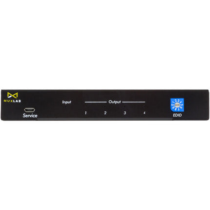 MuxLab 1x4 UHD 4K60 Divisor HDMI con 4 salidas y soporte Dolby Audio