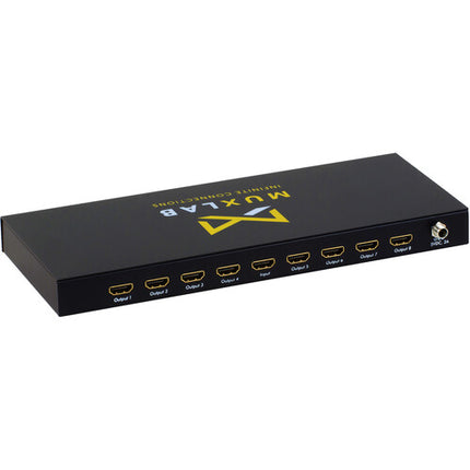 MuxLab 1 x 8 Divisor HDMI UHD 4K60 18 Gb/s con Gestión EDID y Fuente de Poder