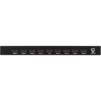 MuxLab 1 x 8 Divisor HDMI UHD 4K60 18 Gb/s con Gestión EDID y Fuente de Poder