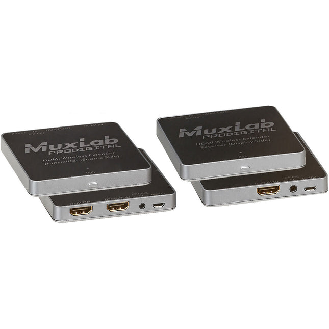 MuxLab HDMI Extensor Inalámbrico Kit Transmisión 1080p 30m con IR
