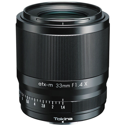 Tokina atx-m 33mm f/1.4 montura X lente APS-C con diafragma 9 hojas y parasol BH-524