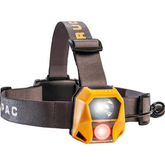 RucPac Linterna Frontal Profesional 300 Lúmenes 24 Horas LED
