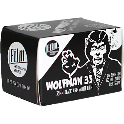 Film Photography Project Wolfman 35 Película Blanco y Negro 35mm ISO 100 24 Exposiciones