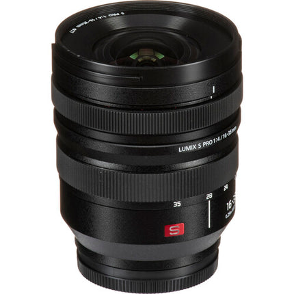 Panasonic LUMIX S PRO 16-35mm f4 Zoom con Filtro UV 77mm y Kit de Limpieza