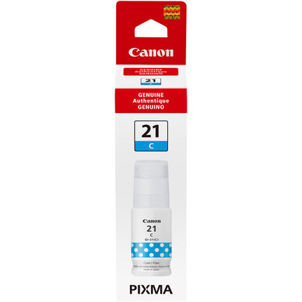 Canon GI-21 Tinta Cian 70mL para Impresoras PIXMA G1220 G2260 G3260