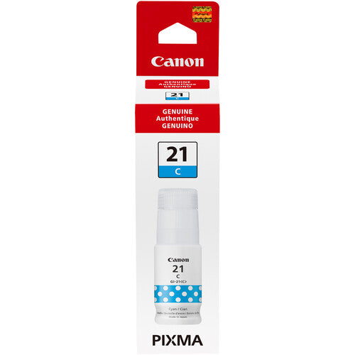 Canon GI-21 Tinta Cian 70mL para Impresoras PIXMA G1220 G2260 G3260