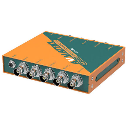 AVMATRIX 1x9 3G-SDI Amplificador de Distribución con 9 Salidas Reajustadas y Alimentación con Cerradura