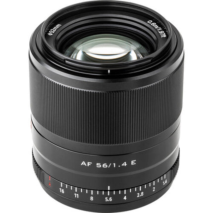 Viltrox AF 56mm f1.4 E Lente para Sony E Apertura f1.4 a f16 9 Cuchillas