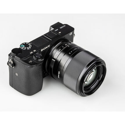 Viltrox AF 56mm f1.4 E Lente para Sony E Apertura f1.4 a f16 9 Cuchillas