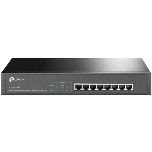 TP-Link TL-SG1008MP Conmutador 8 Puertos PoE+ 126W 16Gbps Rendimiento