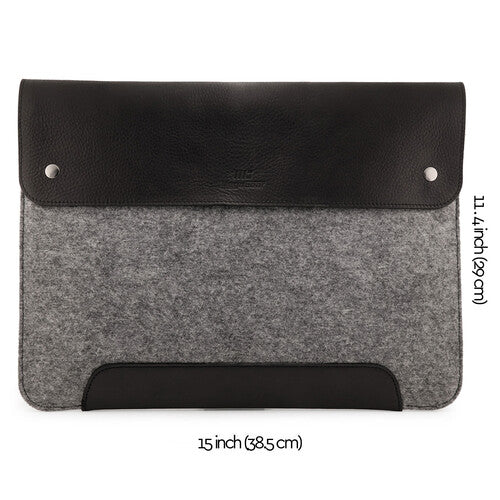 Funda para MacBook Pro Air 15 y 16 Pulgadas MegaGear Cuero y Fleece