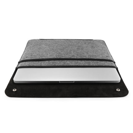 Funda para MacBook Pro Air 15 y 16 Pulgadas MegaGear Cuero y Fleece