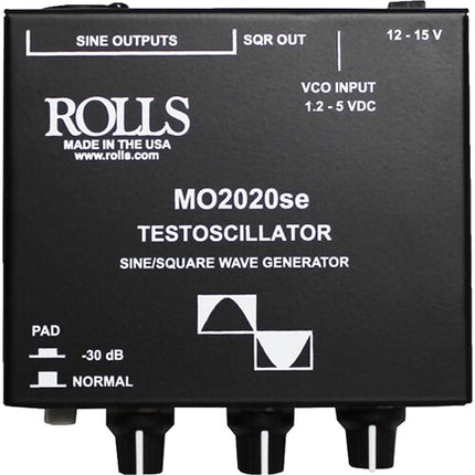 Rolls MO2020se Generador de Señales Senoidal/Cuadrada 20Hz-24kHz con Adaptador