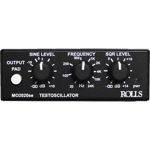 Rolls MO2020se Generador de Señales Senoidal/Cuadrada 20Hz-24kHz con Adaptador