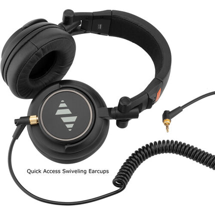 Polsen DJH-2500 Auriculares Profesionales DJ Over-Ear 50mm Drivers 20Hz-20kHz