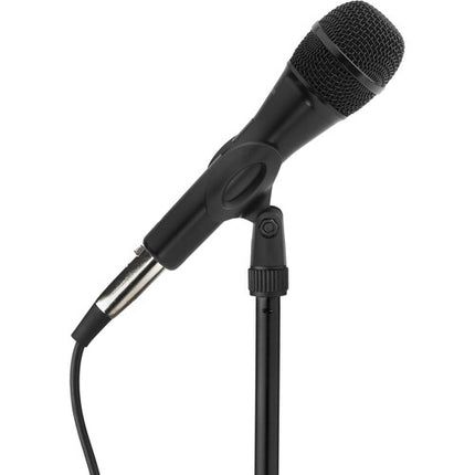 Polsen M-85-B Micrófono Dinámico Profesional Kit con Soporte Trípode y Cable XLR