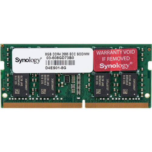 Synology Módulo de Memoria ECC DDR4 SO-DIMM 8GB 260-Pin para NAS