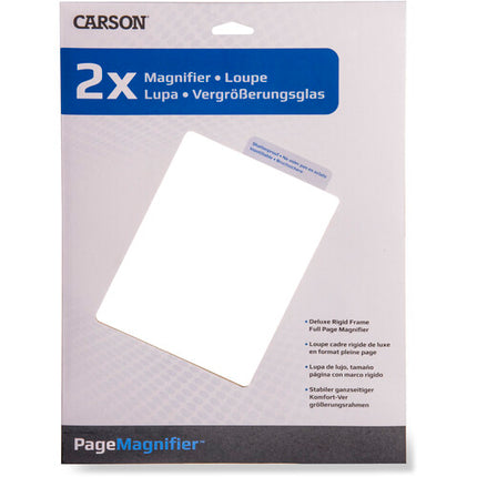 Carson DM-21 Lupa de Página Acrílica 2x 27x22 cm Resistente
