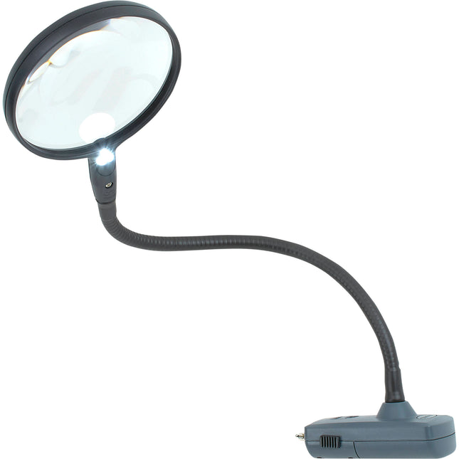 Carson CL-65 Lupa flexible con luz 3.5x con pinza de mesa