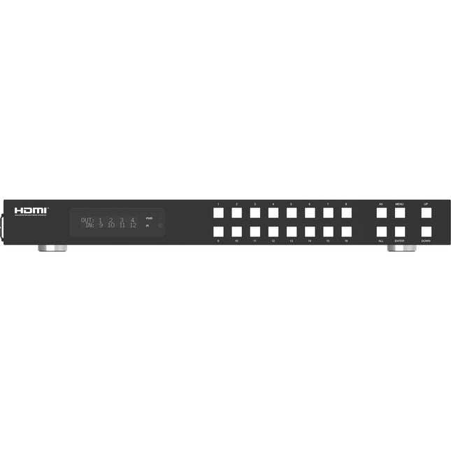 A-Neuvideo Matriz HDMI 16x16 UHD 4K60 HDR con Downscaler y Extractor S/PDIF