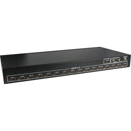 A-Neuvideo 16x1 HDMI Multivisor con Switch 1080p y RS-232