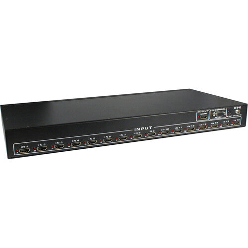 A-Neuvideo 16x1 HDMI Multivisor con Switch 1080p y RS-232