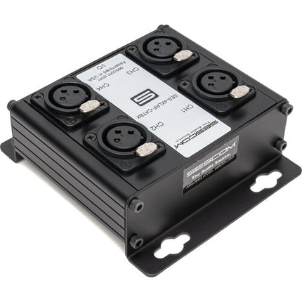 Sescom SES-4XLRF-CATBX Extensor de Audio Pasivo 4 Canales 48 kHz 24-Bit