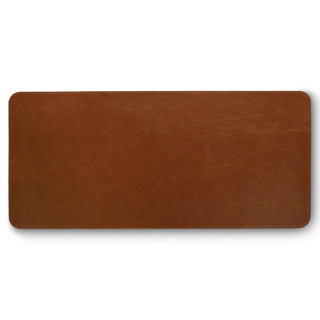Londo Leather Extended Mouse Pad Alfombrilla de cuero PU 29.1 x 13.2 pulgadas marrón claro