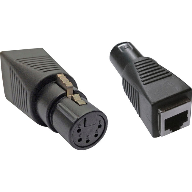 Quasar Science DMX Adaptador Audio 5-Pin XLR Hembra a RJ45 Hembra