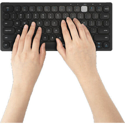 Kensington Teclado Compacto Dual Inalámbrico Bluetooth 2.4 GHz Negro