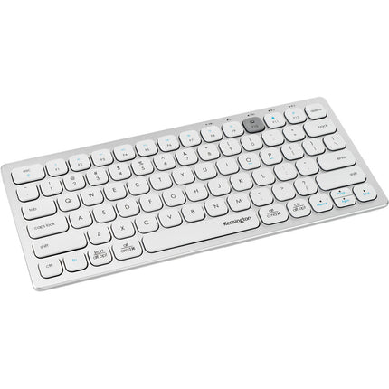 Kensington Multi-Device Dual Wireless Teclado Compacto Plata Bluetooth 2.4 GHz