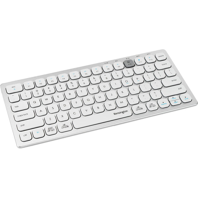 Kensington Multi-Device Dual Wireless Teclado Compacto Plata Bluetooth 2.4 GHz