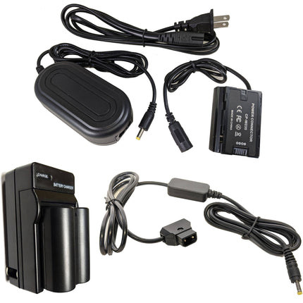 Bescor NPW235 Kit de Acoplador Batería Cargador y Adaptadores para Cámara FUJIFILM X-T4