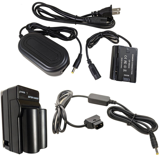 Bescor NPW235 Kit de Acoplador Batería Cargador y Adaptadores para Cámara FUJIFILM X-T4