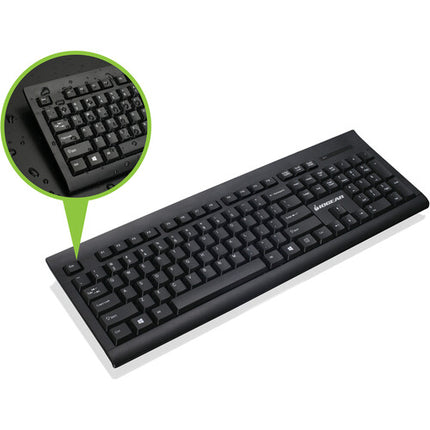 IOGEAR Teclado y Ratón Inalámbrico 2.4 GHz Alcance 10 m Spill-Proof