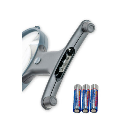 Carson HF-66 2x Magnificador manos libres con LED doble y cuello ajustable