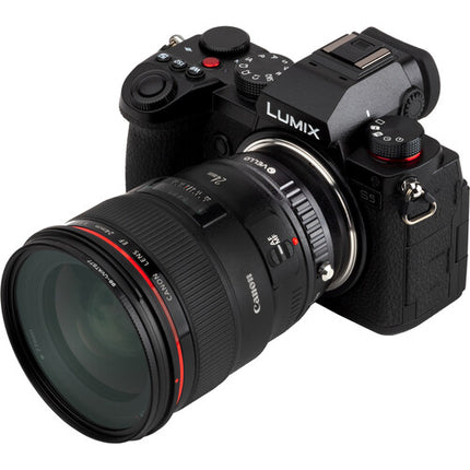 Vello Adaptador de Lentes Canon EF a Leica L con Enfoque Infinito Aleación Zinc