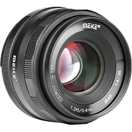 Meike MK-35mm f1.4 Lente para FUJIFILM X Montura X Metal 52.5mm APS-C