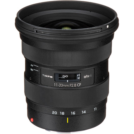 Tokina atx-i 11-20mm f2.8 CF objetivo para Canon EF APS-C 17.6-32mm 9 diafragmas