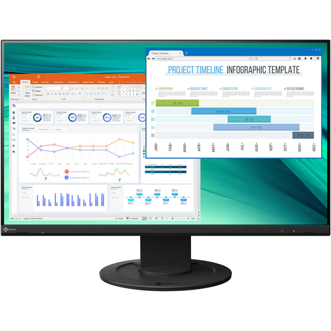EIZO FlexScan EV2460FX-BK Monitor IPS 23.8" FHD 1920x1080 5ms VESA