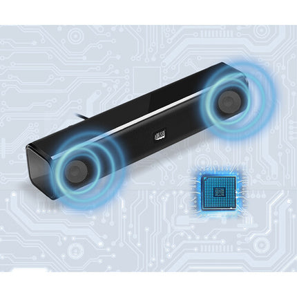 Adesso Xtream S5 Barra de Sonido USB 2x5W Dual Altavoces Neodimio
