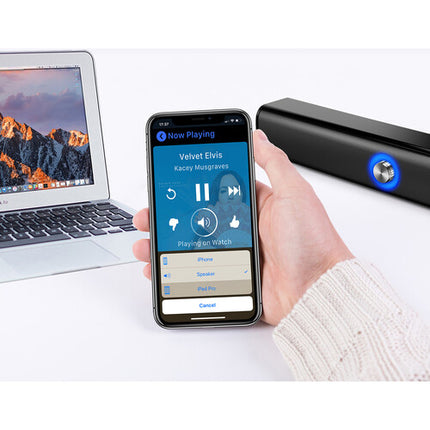 Adesso Xtream S6 Barra de Sonido Multimedia Bluetooth 20W 100ft Alcance